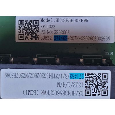 MAIN FUENTE  PARA SMART TV HISENSE ROKU / NÚMERO DE PARTE 271463 / RSAG7.820.10161/ROH / G2026CZ / HU43E5600FFWR / PANEL HD425X1F71-T0L1\S1\GM\ROH / DISPLAY HV430FHB-F90 / MODELO 43H4030F3	 - Imagen 2